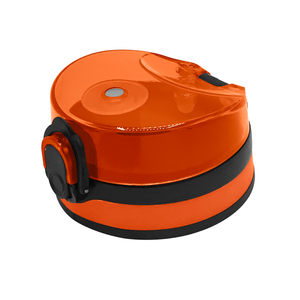 Orange with Black Flip Top Lid for 32oz Tritan Water Bottles