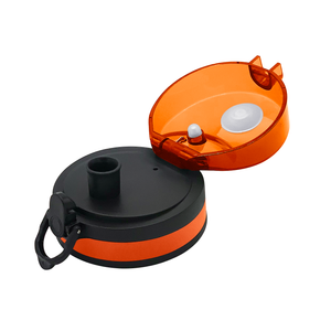 Orange with Black Flip Top Lid for 32oz Tritan Water Bottles