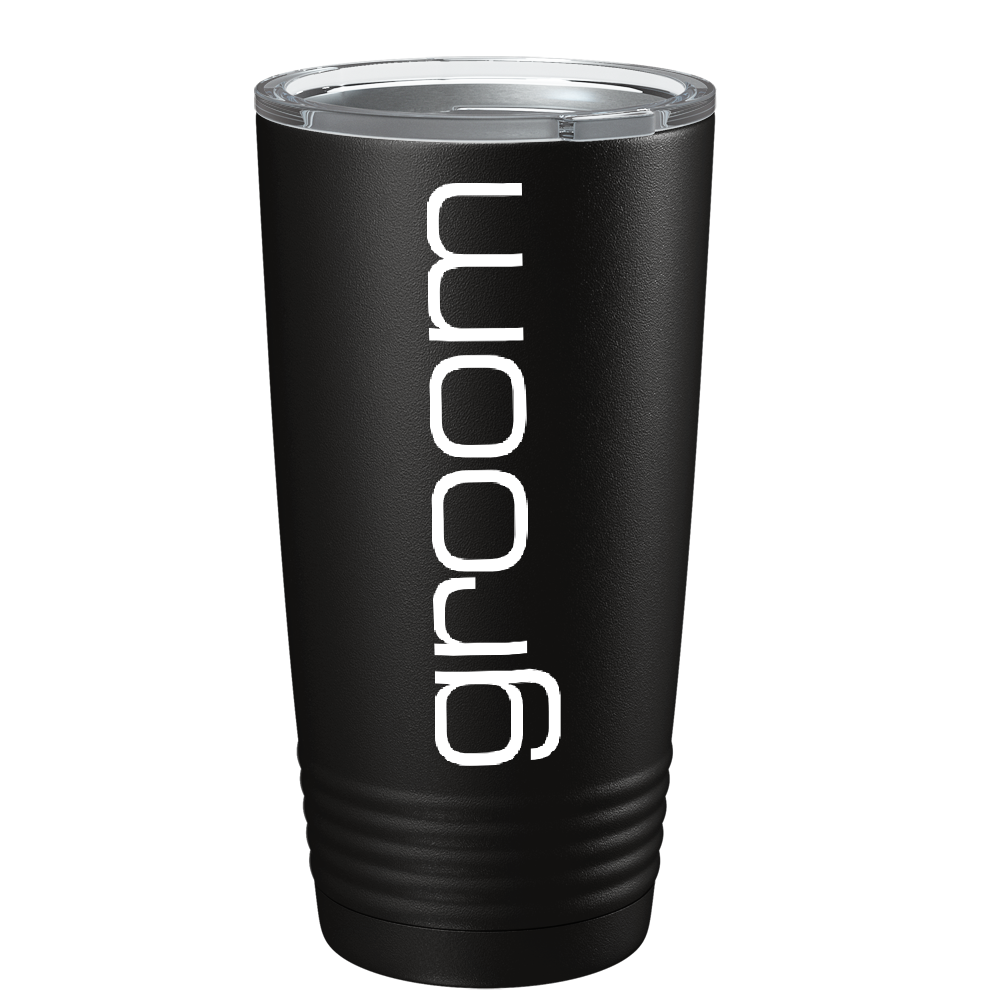 Groom on Stainless Steel Wedding Tumbler