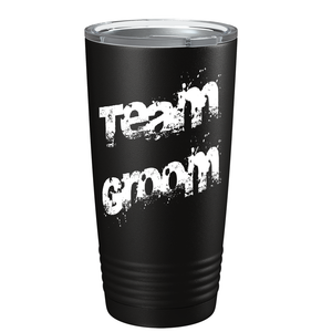 Team Groom on Stainless Steel Wedding Tumbler