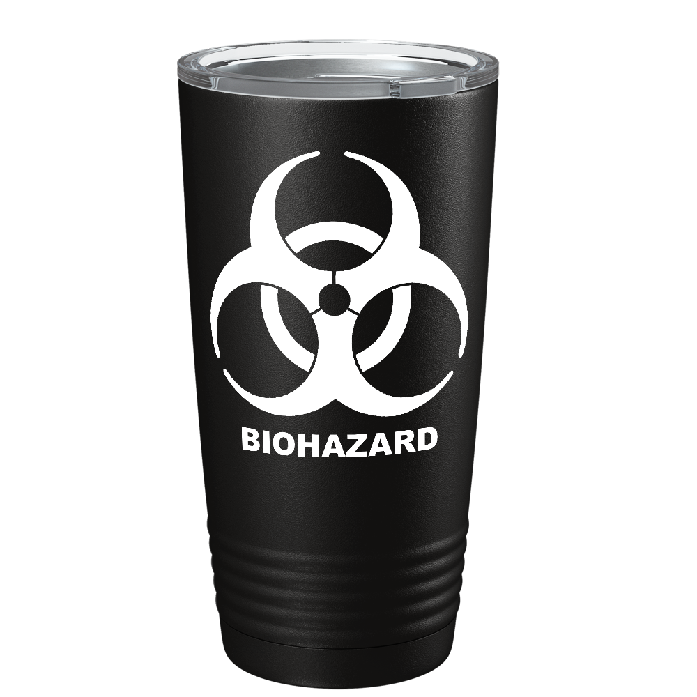 Biohazard on Stainless Steel Zombies Tumbler