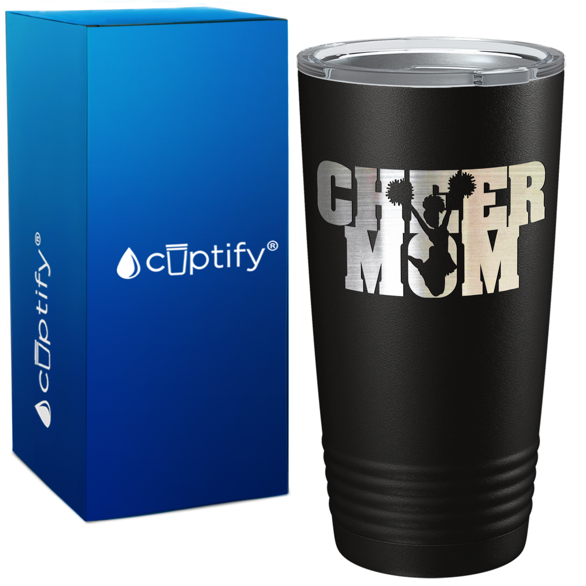Cheer Mom Cheerleader Jump on 20oz Tumbler