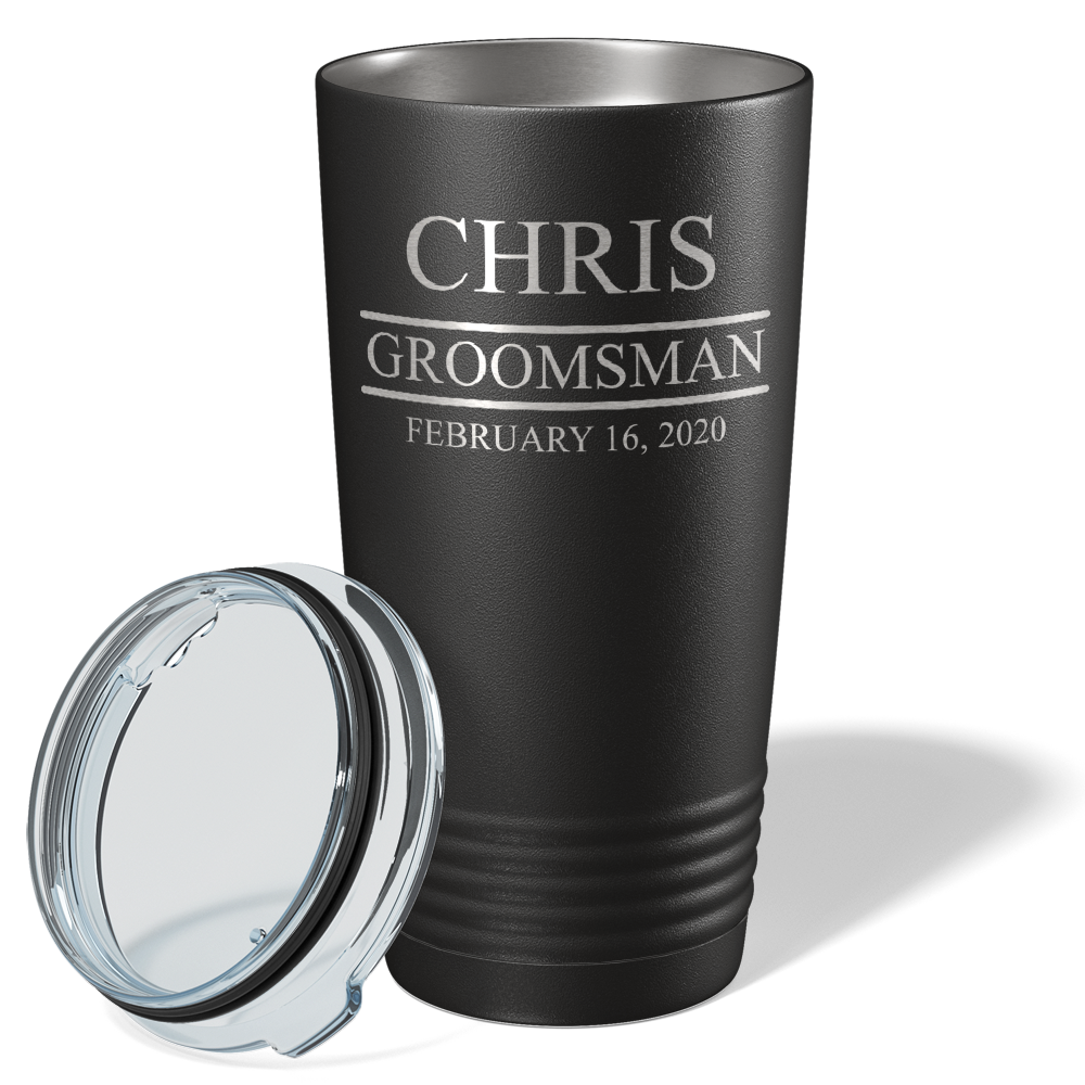 Groomsmen Custom Coffee/Cocktail Tumbler