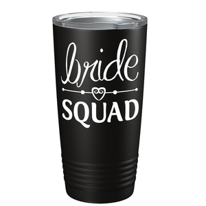 Bride Squad Heart on Stainless Steel Bridal Shower Tumbler