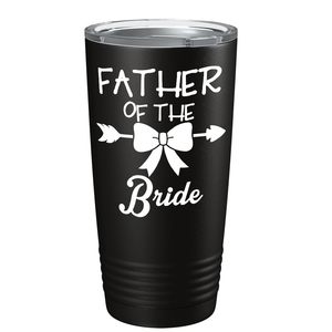 Father of the Bride on Stainless Steel Bridal Tumbler