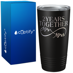 Years Together Anniversary on Wedding 20oz Tumbler