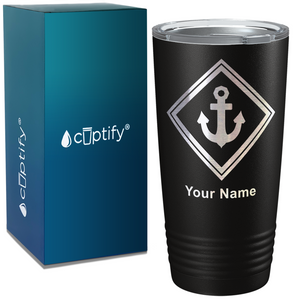 Framed Anchor 20oz Tumbler