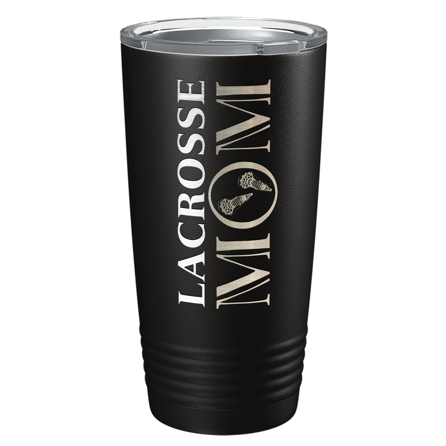 Lacrosse Mom Laser Engraved on Stainless Steel Lacrosse Tumbler
