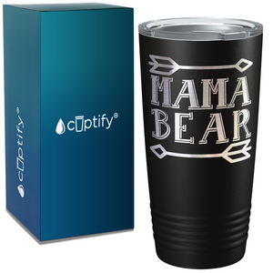 Mama Bear on Stainless Steel Mom Tumbler