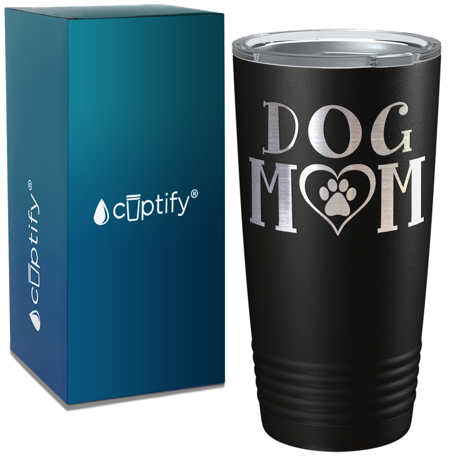 Dog Mom on Mom 20oz Tumbler