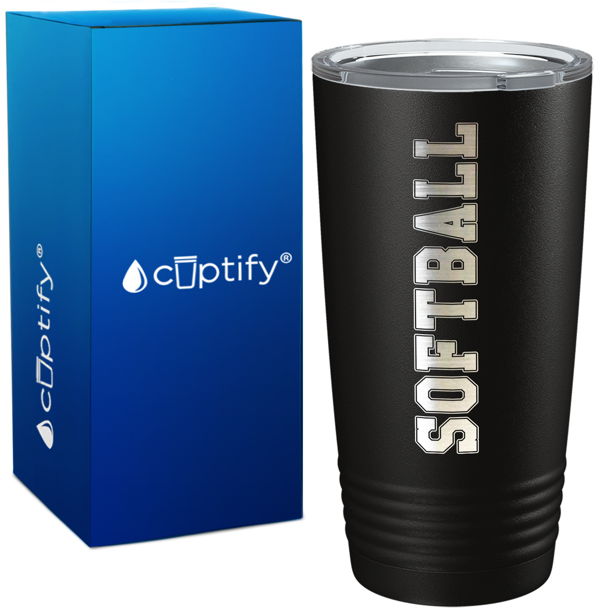 Softball on 20oz Tumbler