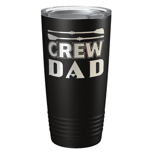 Crew Dad Laser Engraved on Stainless Steel Crew Tumbler