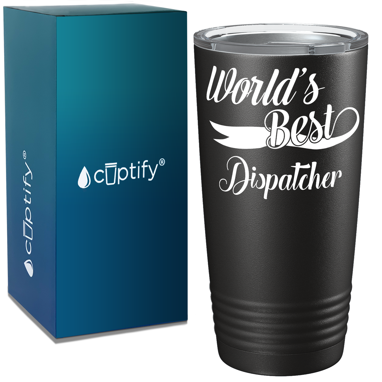 World's Best Dispatcher 20oz Black Tumbler