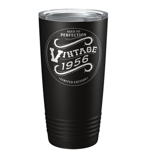 1956 Aged to Perfection Vintage 65th on Stainless Steel Tumbler