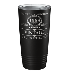 1984 Limited Edition Aged to Perfection 37th on Stainless Steel Tumbler