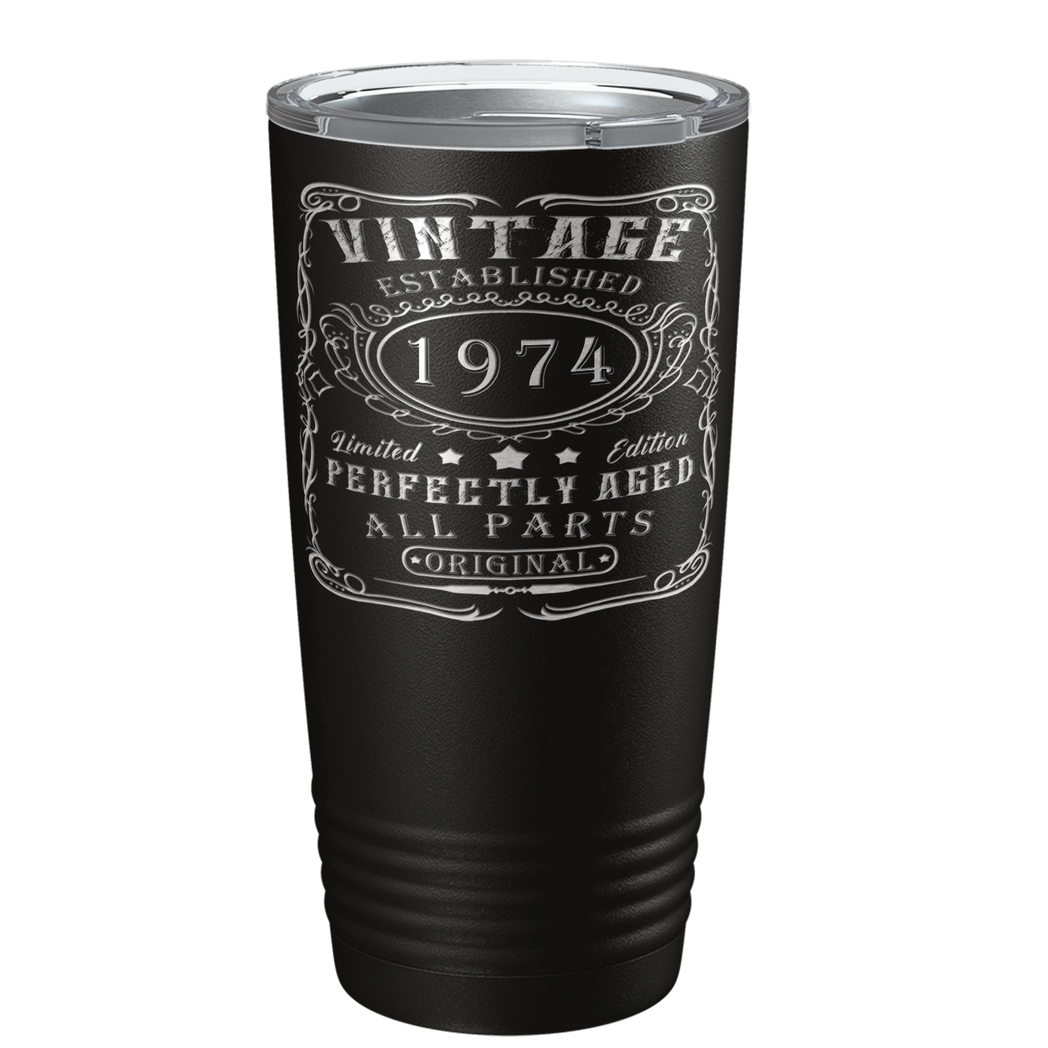 1974 Vintage Perfectly Aged 47th on Stainless Steel Tumbler