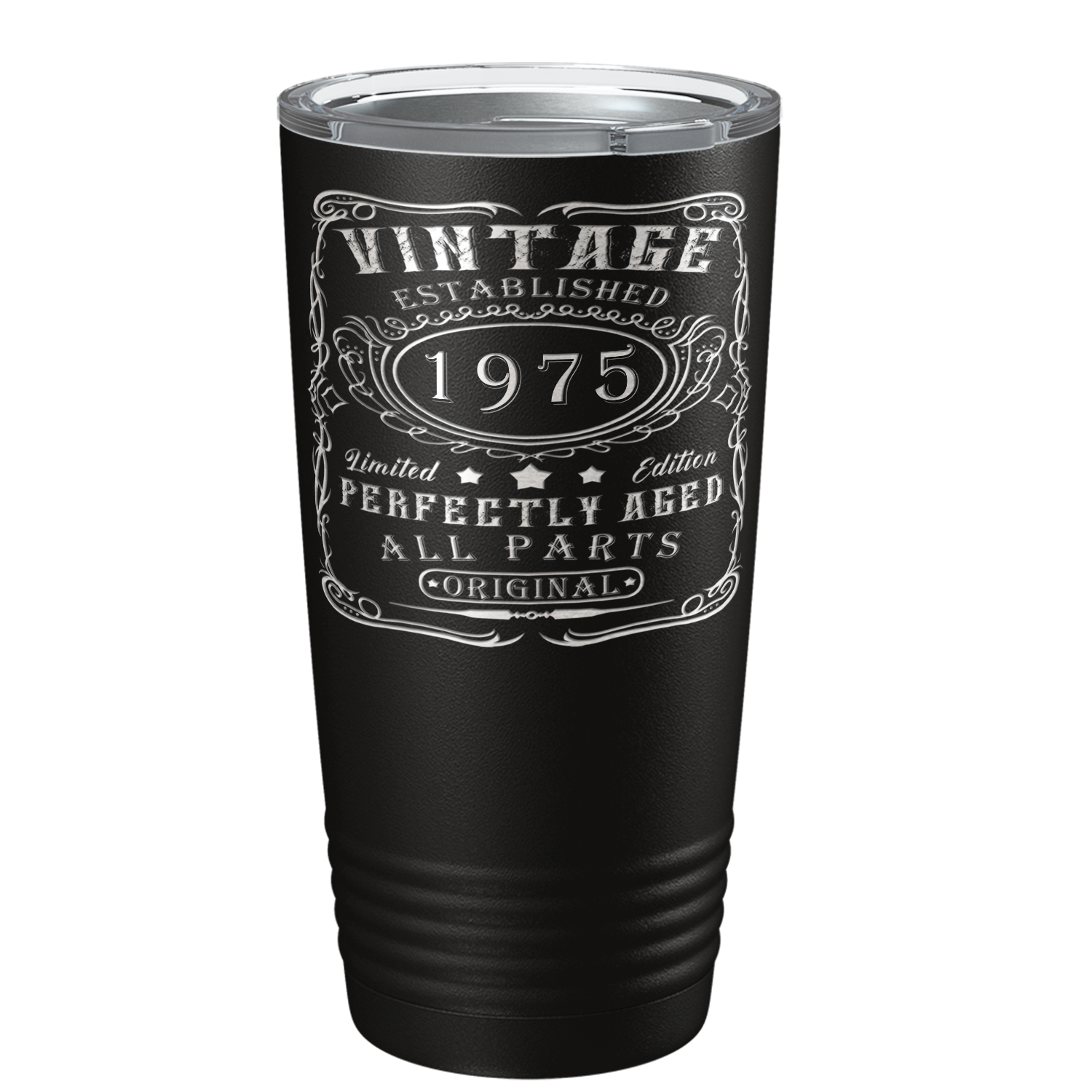 1975 Vintage Perfectly Aged 46th on Stainless Steel Tumbler