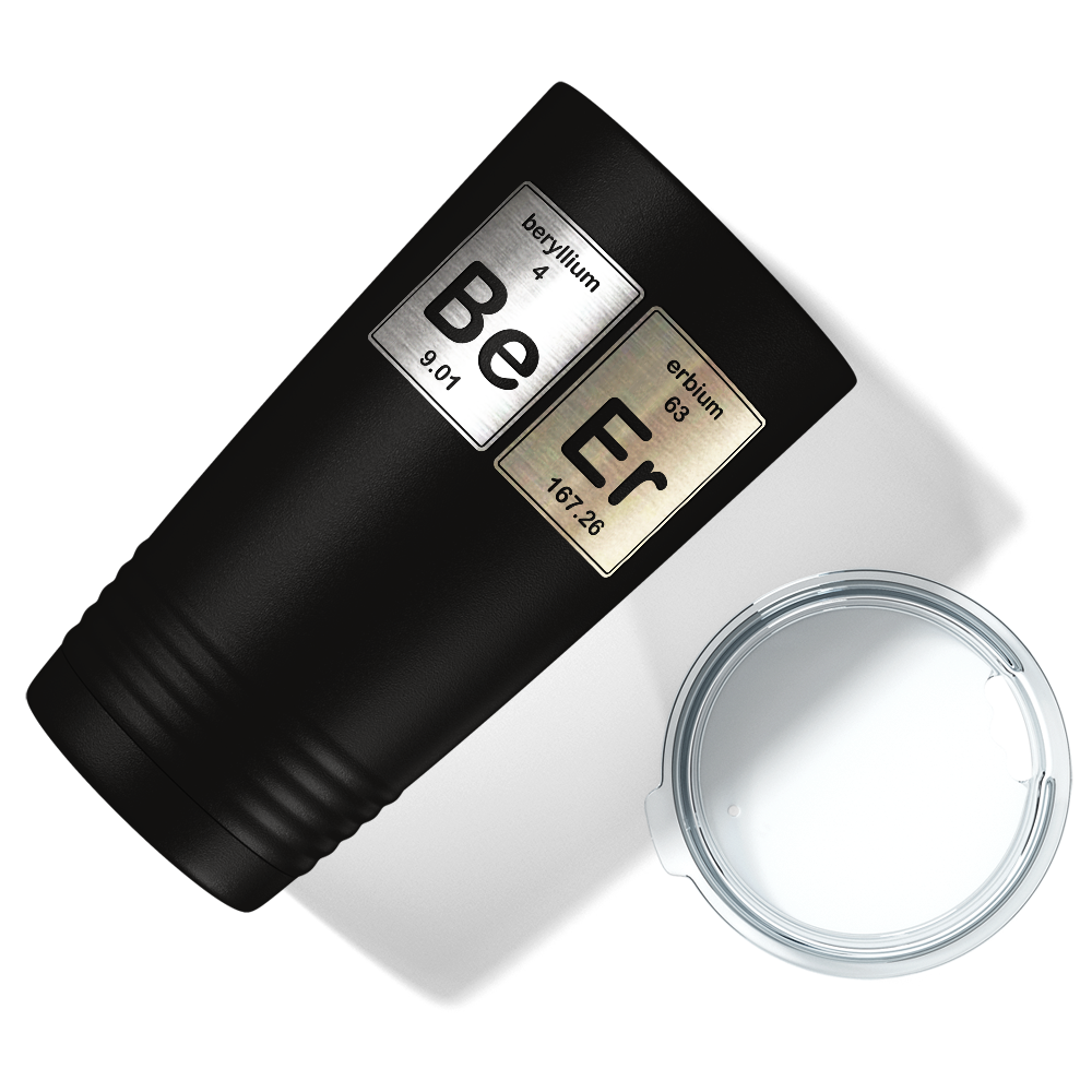 The Science of Beer on Black 20oz Tumbler