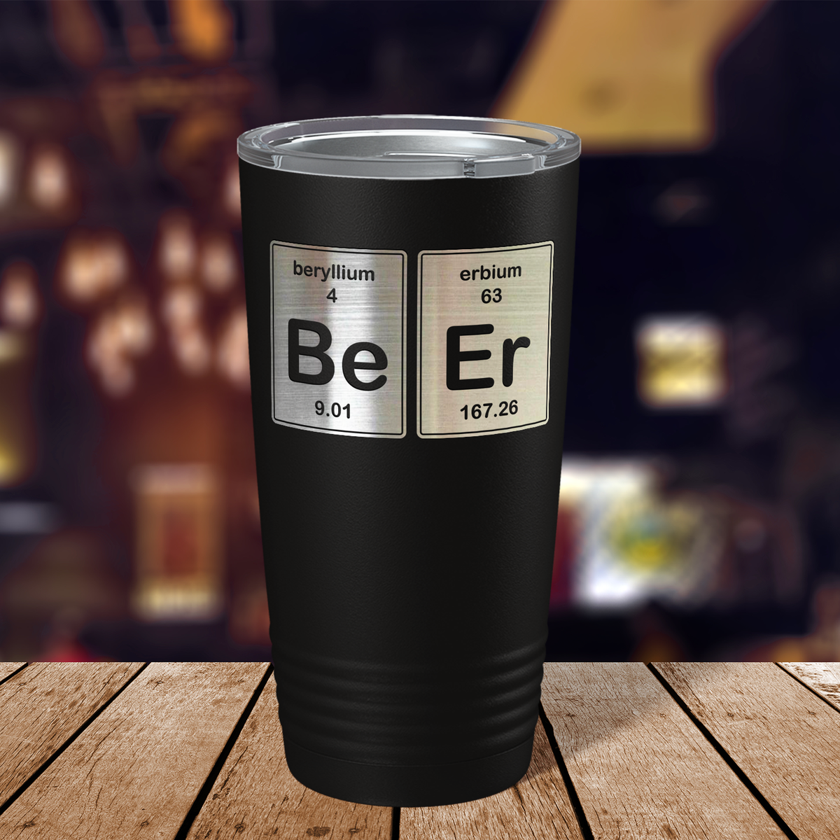 The Science of Beer on Black 20oz Tumbler