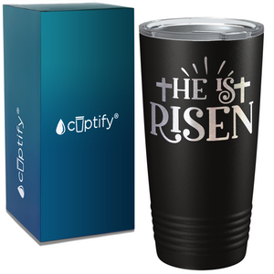 He Is Risen on Easter 20oz Tumbler