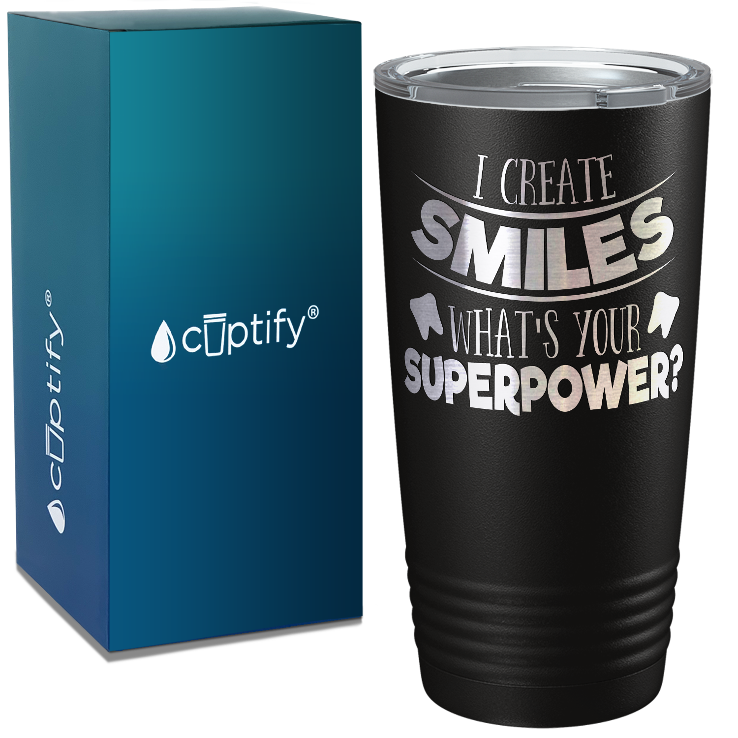 I Create Smiles on Dentist 20oz Tumbler