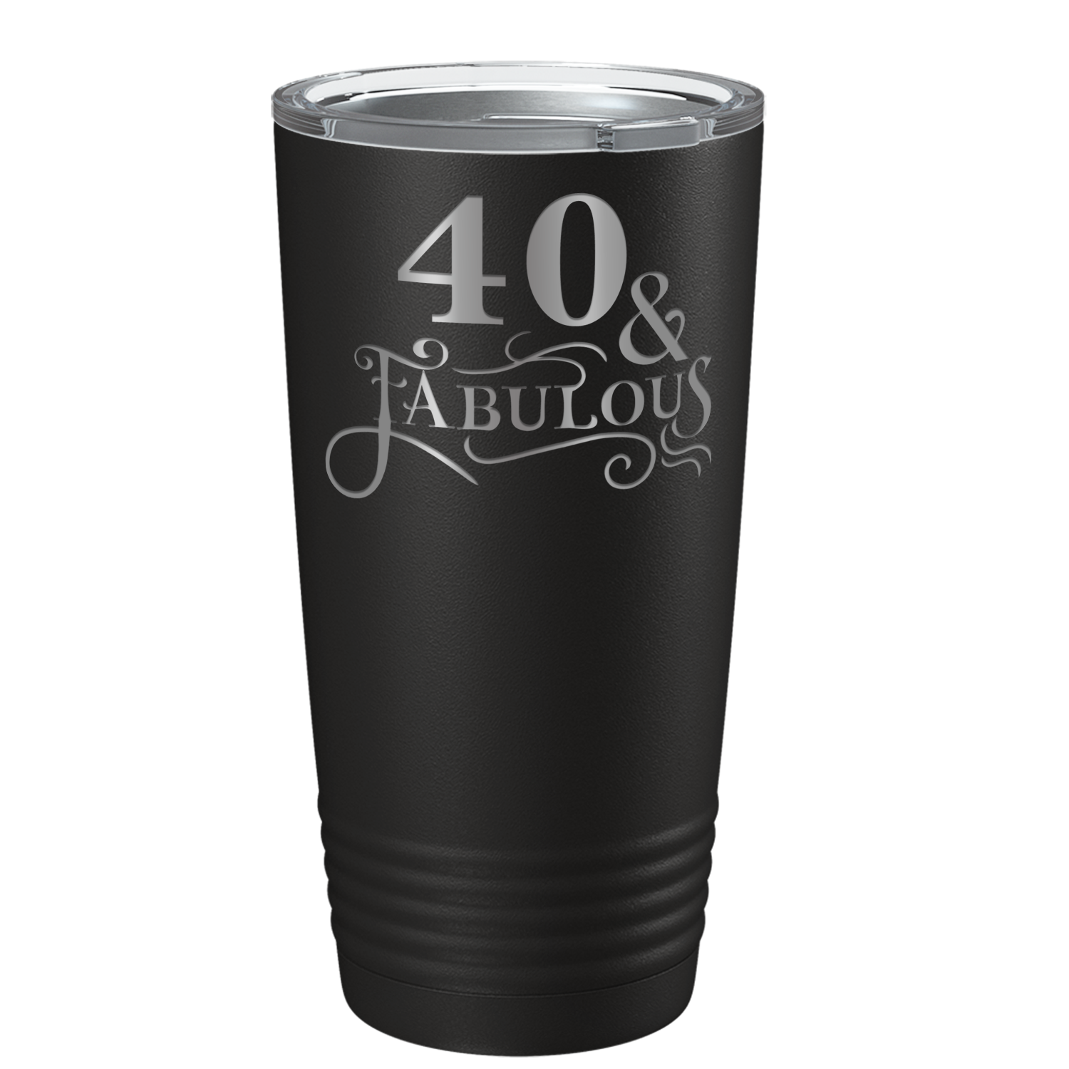 40 & Fabulous on Stainless Steel Birthday Tumbler