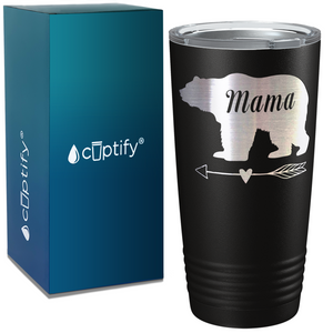 Mama Bear Arrow on Mom 20oz Tumbler