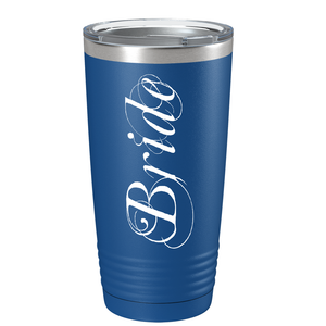 Fancy Team Bride on Stainless Steel Bridal Shower Tumbler