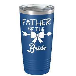 Father of the Bride on Stainless Steel Bridal Tumbler