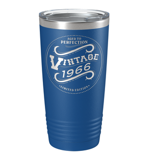 1966 Aged to Perfection Vintage 55th on Stainless Steel Tumbler