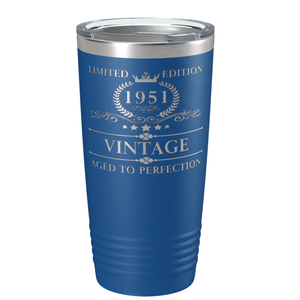 1951 Limited Edition Aged to Perfection 70th on Stainless Steel Tumbler