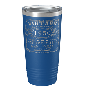 1950 Vintage Perfectly Aged 71st on Stainless Steel Tumbler