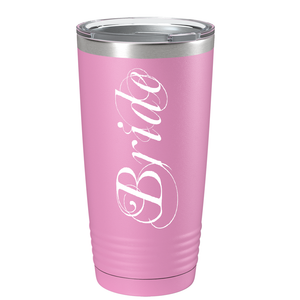 Fancy Team Bride on Stainless Steel Bridal Shower Tumbler