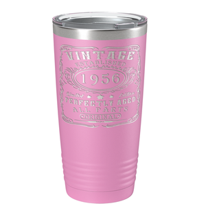 1956 Vintage Perfectly Aged 65th on Stainless Steel Tumbler