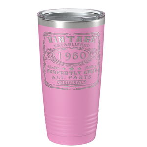 1960 Vintage Perfectly Aged 61st on Stainless Steel Tumbler