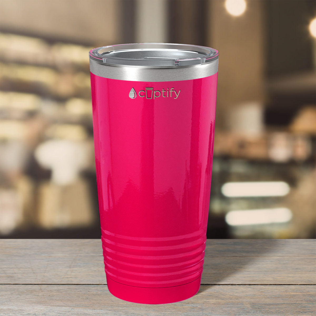 Pink Bright Gloss 20oz Tumbler