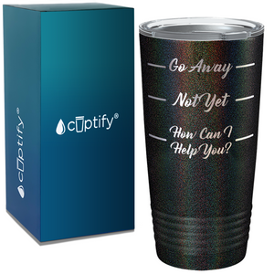 Go Away on Coffee 20oz Tumbler