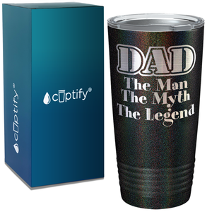 DAD Man Myth Legend on Stainless Steel Dad Tumbler