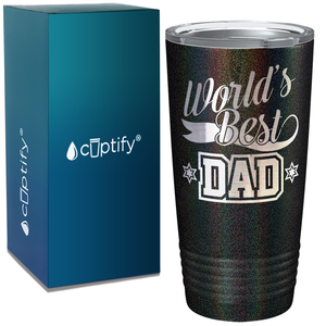 World's Best Dad on Stainless Steel Dad Tumbler