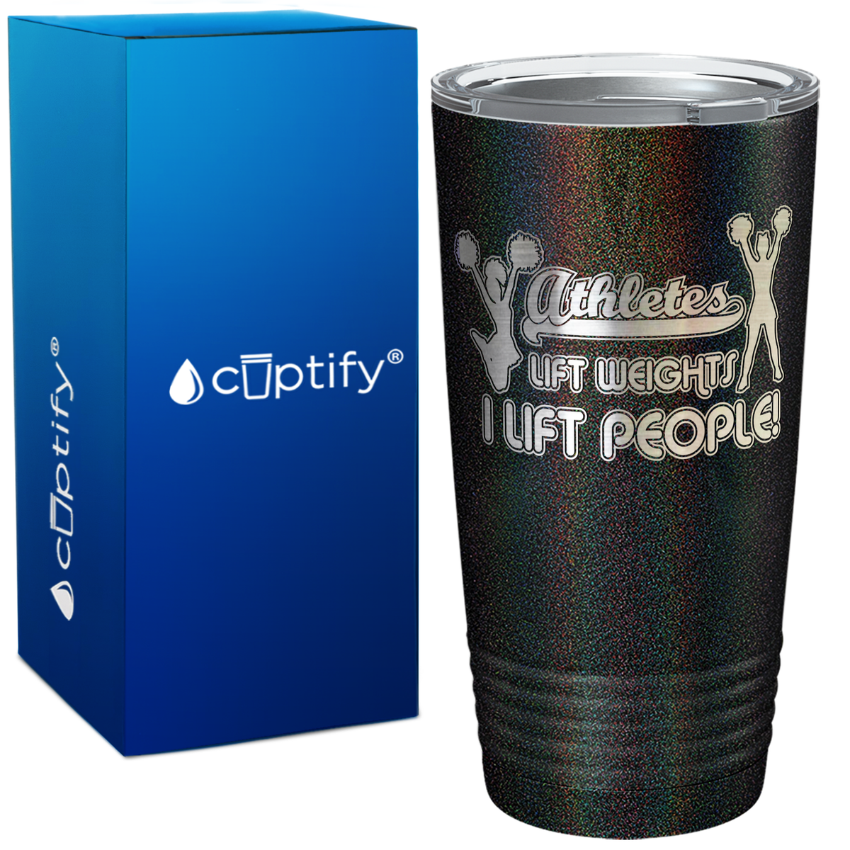 Athletes Lift Weights I Lift People on 20oz Tumbler