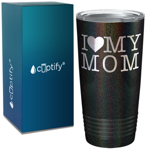 I Heart My Mom on Mom 20oz Tumbler