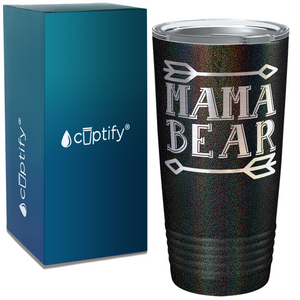 Mama Bear on Stainless Steel Mom Tumbler