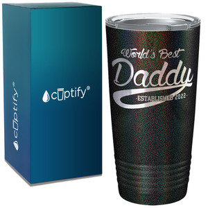 World's Best Daddy on Stainless Steel Dad Tumbler