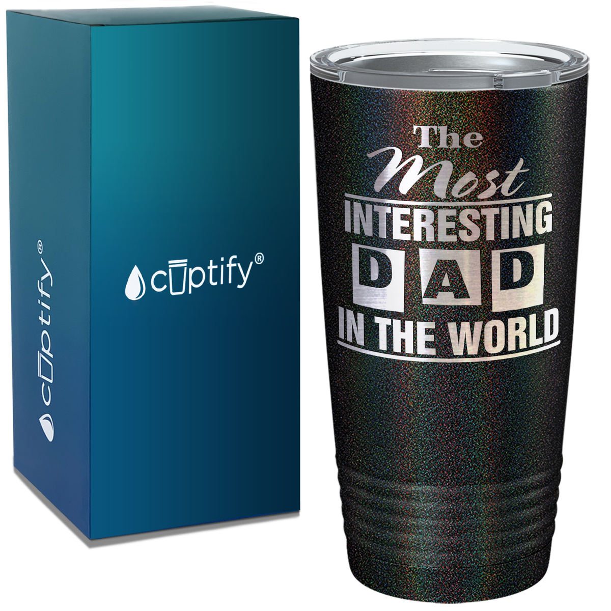 Most Interesting Dad in the World on Stainless Steel Dad Tumbler
