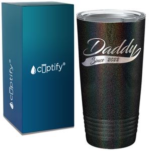 Daddy Since 2018 on Stainless Steel Dad Tumbler