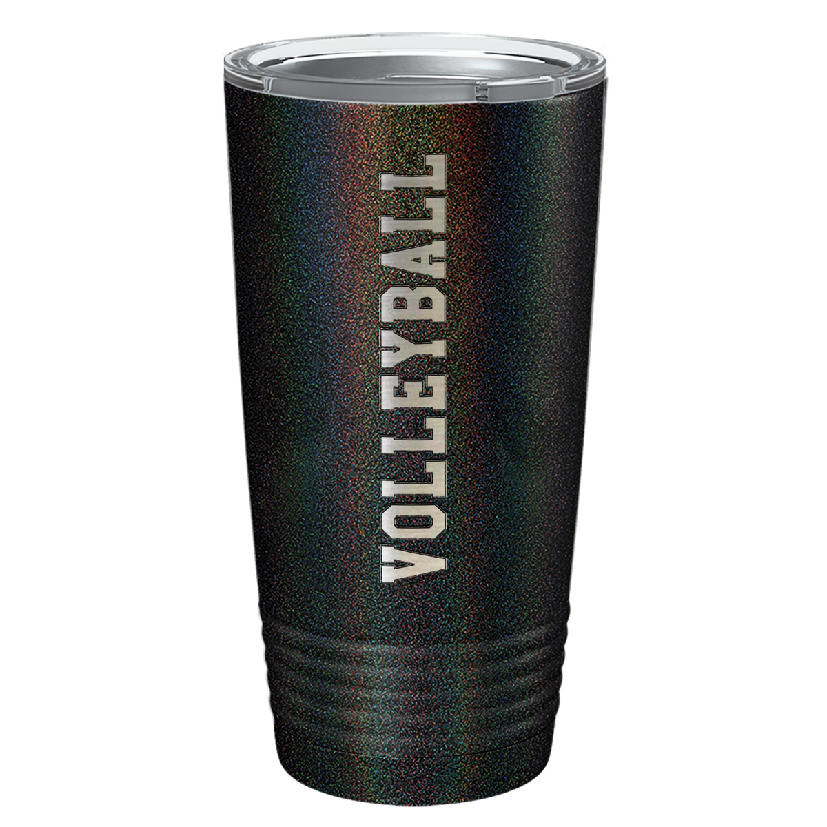 Volleyball Laser Engraved on Stainless Steel Volleyball Tumbler