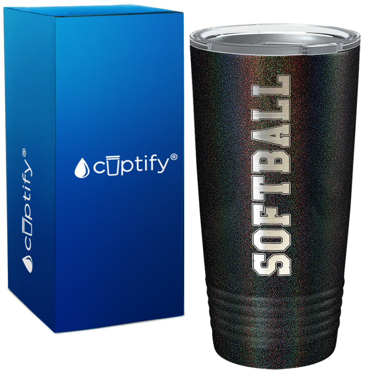 Softball on 20oz Tumbler