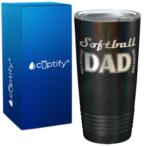 Softball Dad on 20oz Tumbler