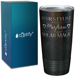 Hair Stylist Perform Shear Magic on 20oz Tumbler