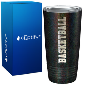 Basketball on 20oz Stainless Steel Tumbler